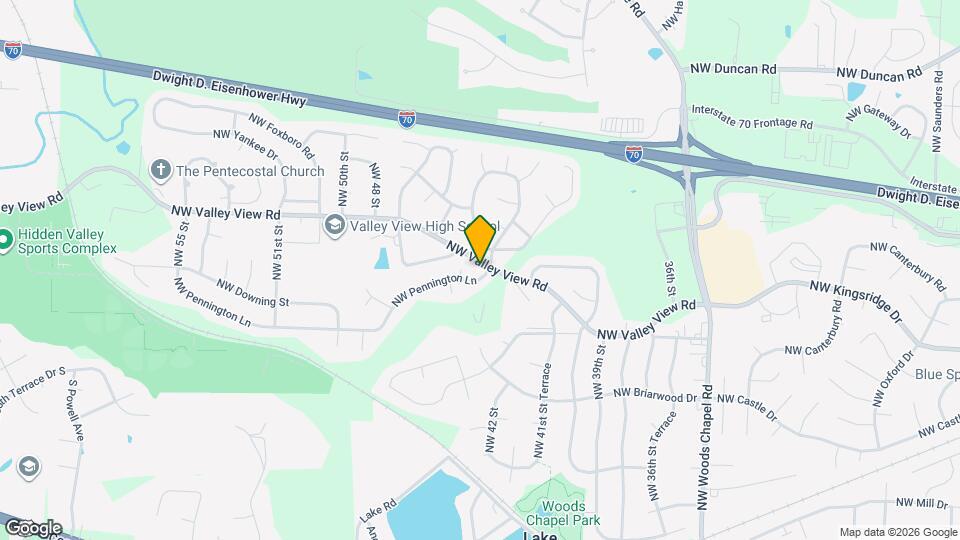 4401 NW Pennington Ln Mapa y Detalles de la Ubicación