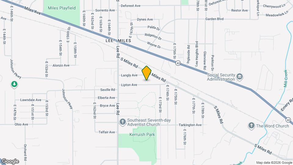 17001 Lipton Ave Map and Location Details