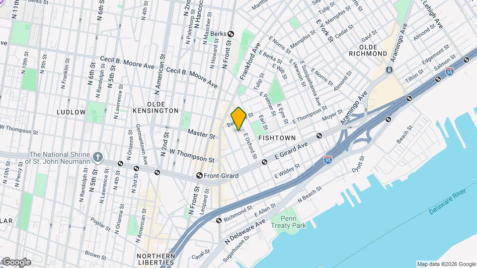 1329 Marlborough St Map and Location Details