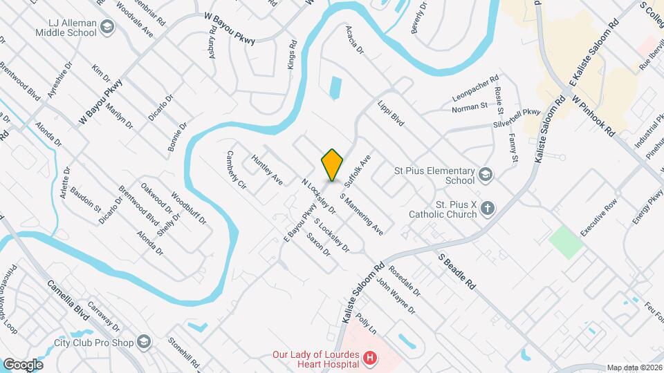 1103 E Bayou Pkwy Map and Location Details