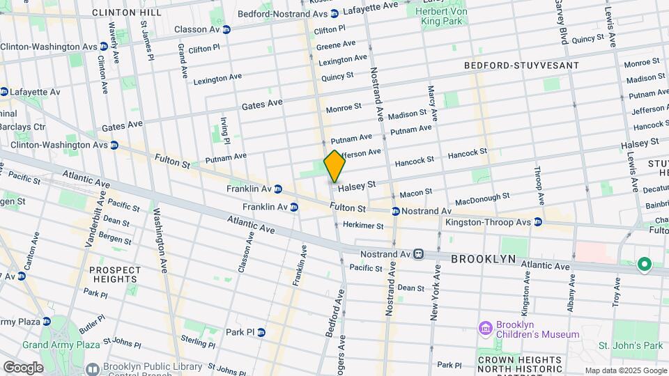 1223 Bedford Ave Map and Location Details