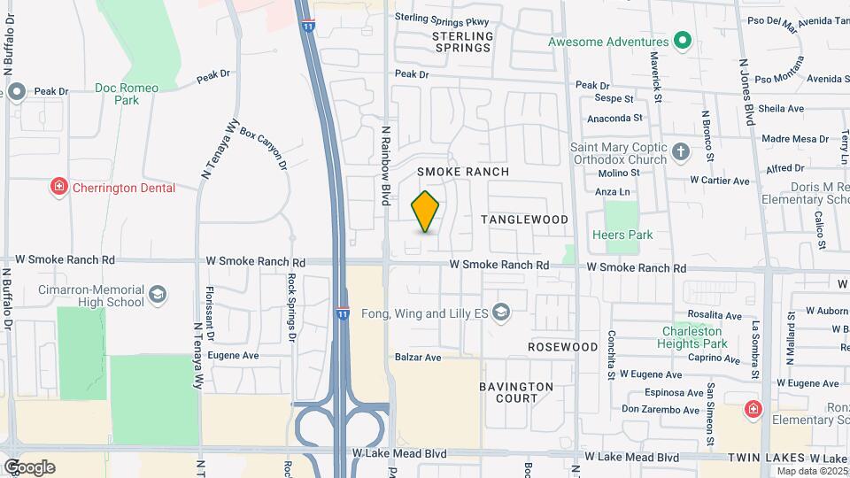 6665 Coral Springs Cir Map and Location Details