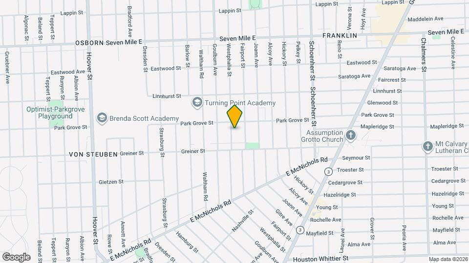 18080 Westphalia St Map and Location Details