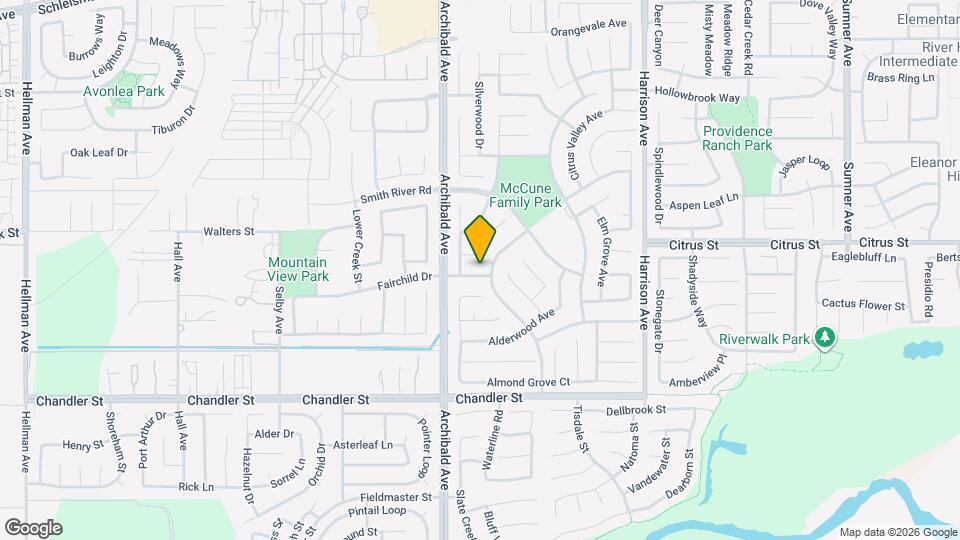 14132 Fairchild Dr Map and Location Details