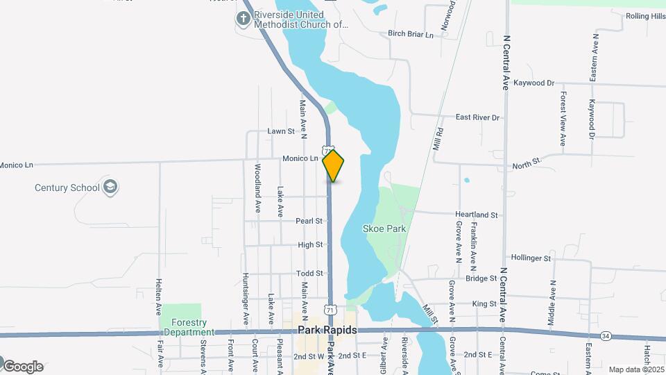 716 Park Ave N Map and Location Details