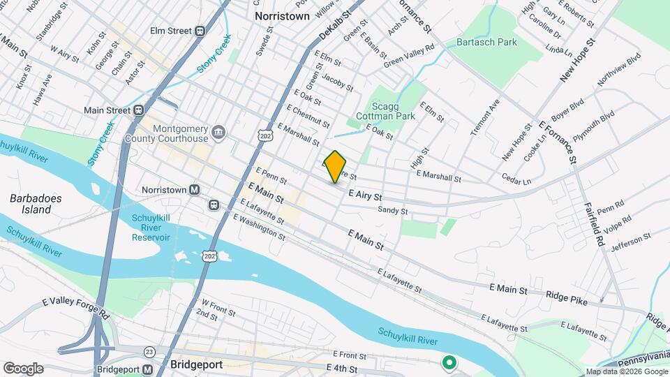 352 1/2 E Airy St Map and Location Details