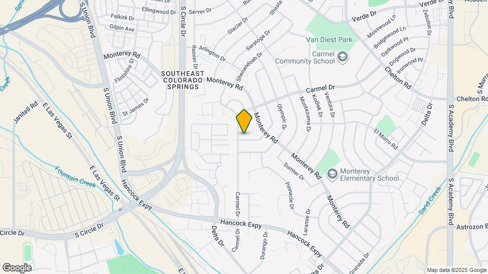 2050 Del Mar Dr Mapa y Detalles de la Ubicación