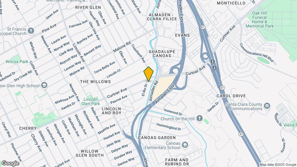 874 El Rio Dr Map and Location Details