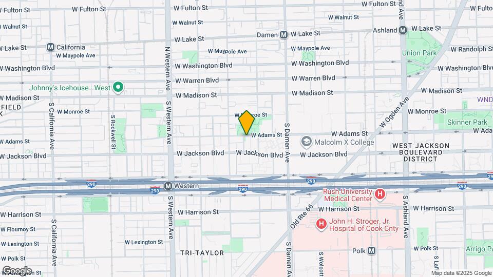 2123 W Adams St Mapa y Detalles de la Ubicación