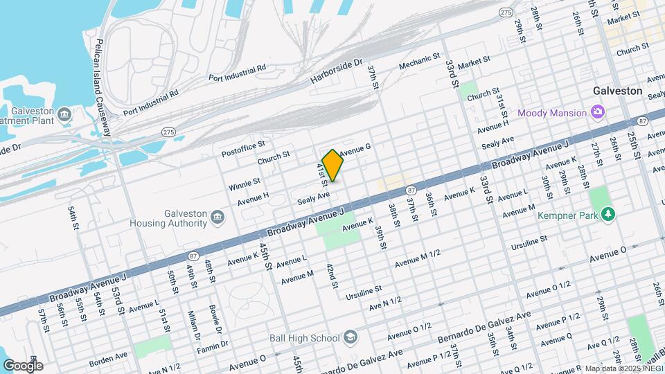 4018 Sealy Ave-Unit -A Map and Location Details