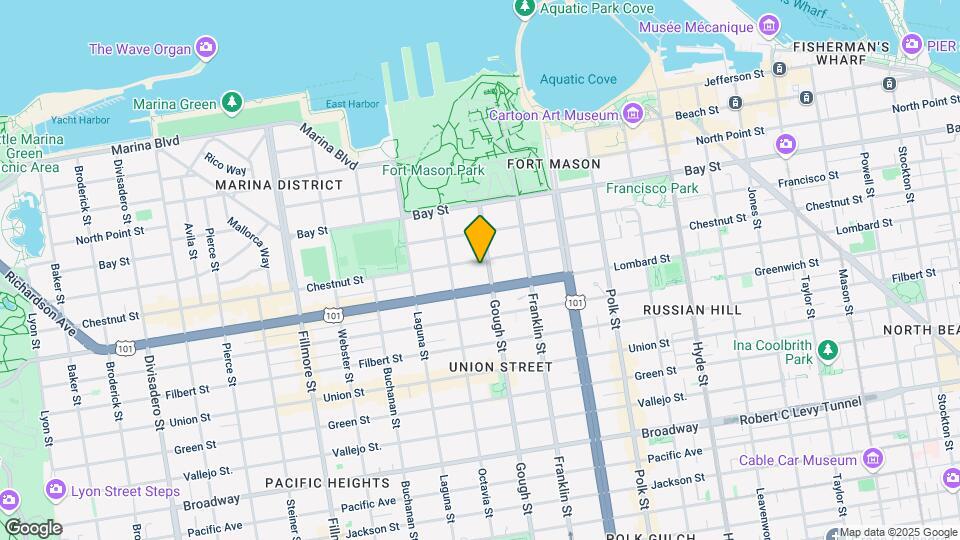 1521 Chestnut St Map and Location Details
