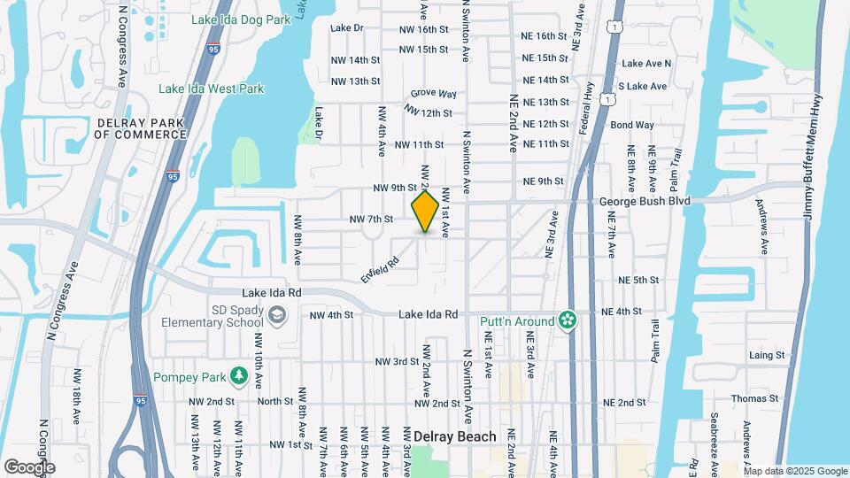 347 NW 6th St Map and Location Details