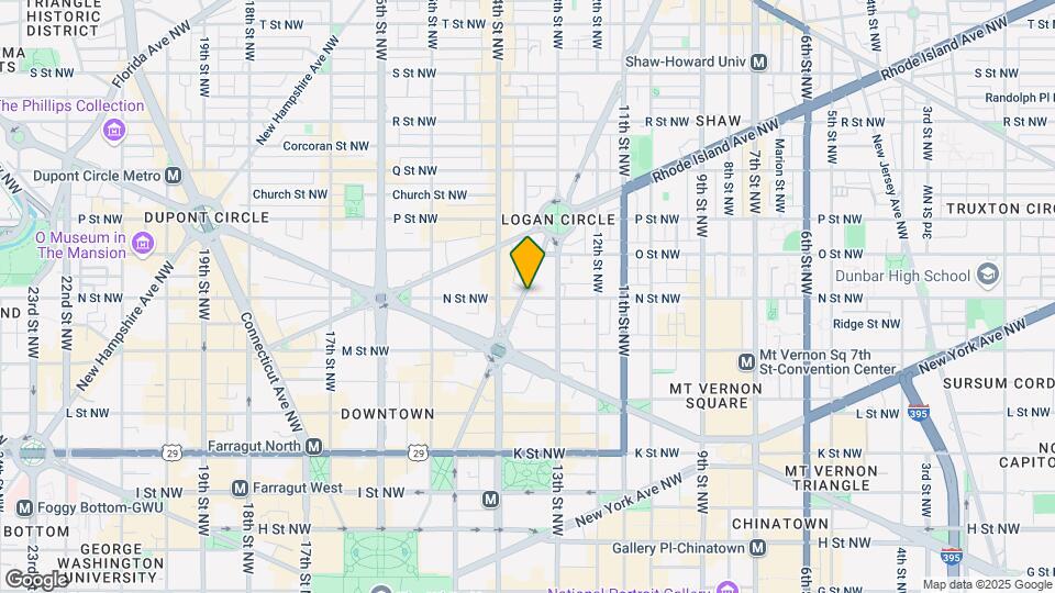 1313 Vermont Ave NW, Unit 7 Map and Location Details