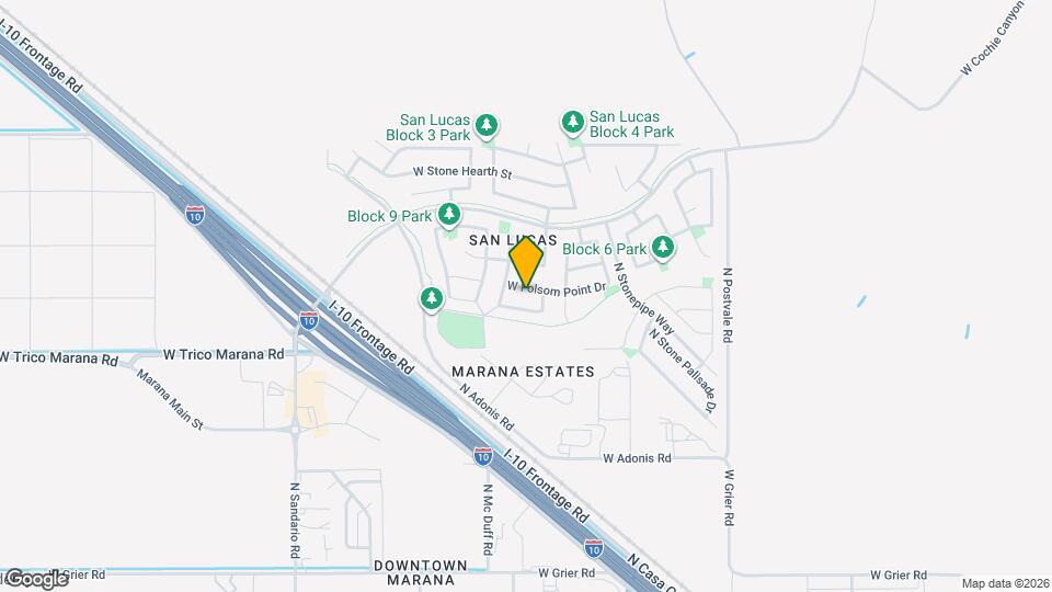 11377 W Folsom Point Dr Map and Location Details