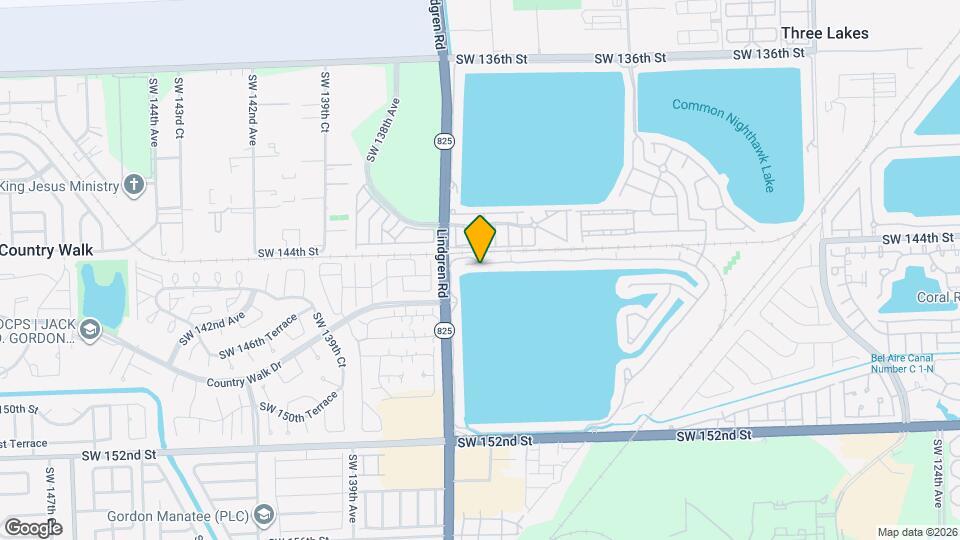 13590 SW 144th Terrace Map and Location Details