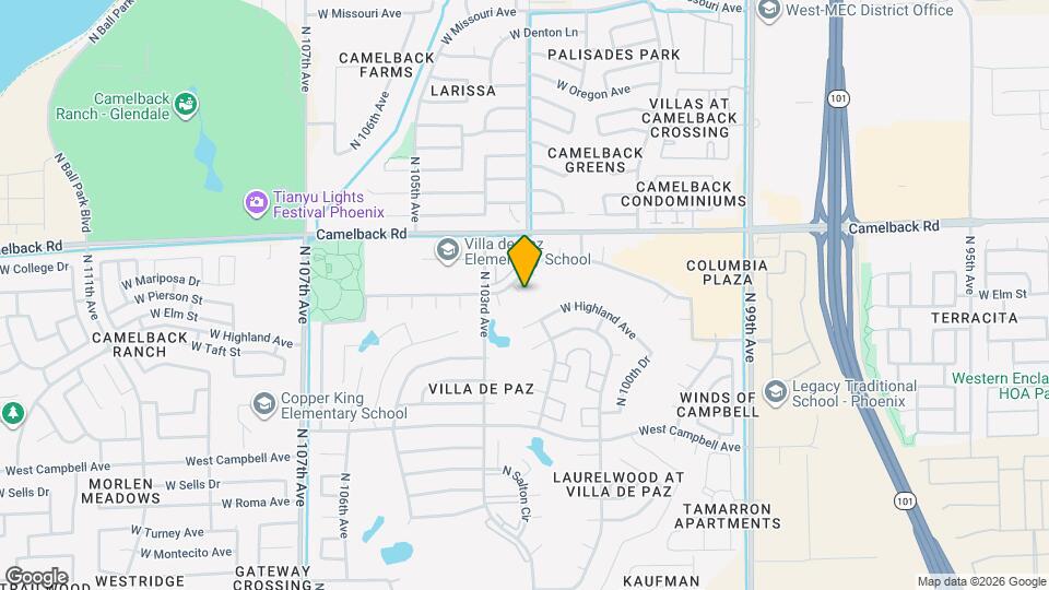 4819 N Limonero Cir Map and Location Details