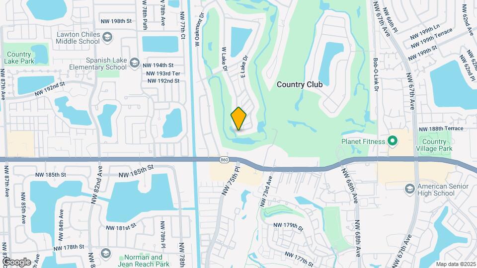18800 W Lake Dr Map and Location Details