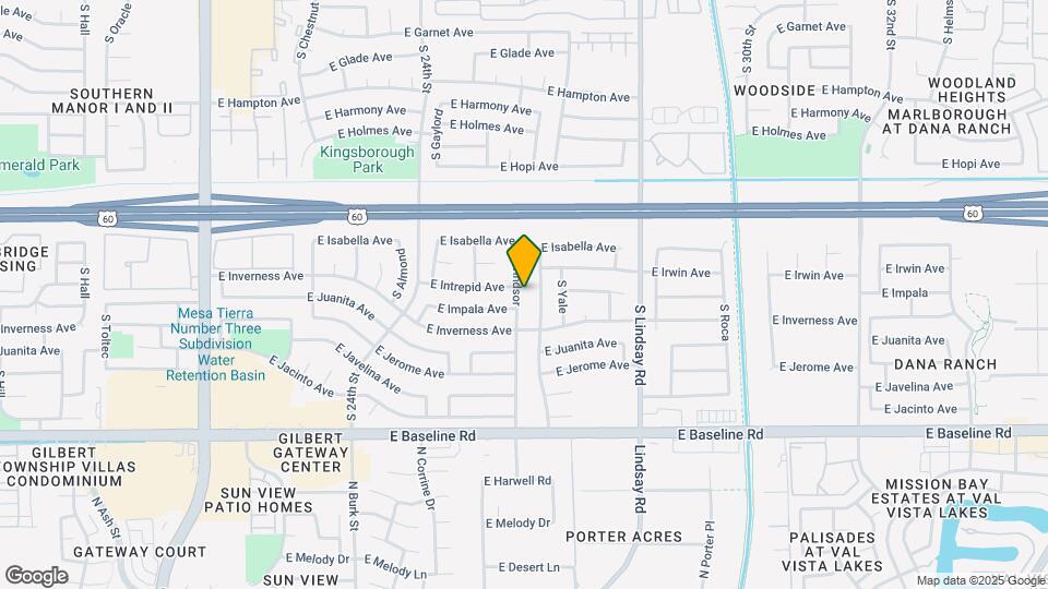 1715 S Windsor Map and Location Details