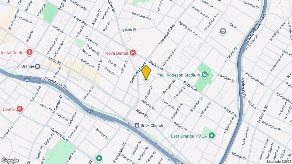 61 Washington Terrace Map and Location Details