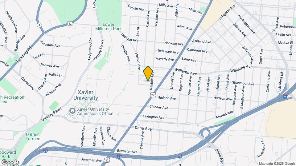1830 Wayland Ave Map and Location Details