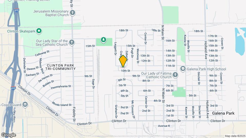 2217 10th St Map and Location Details