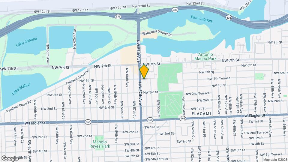 457 NW 57th Ave Map and Location Details