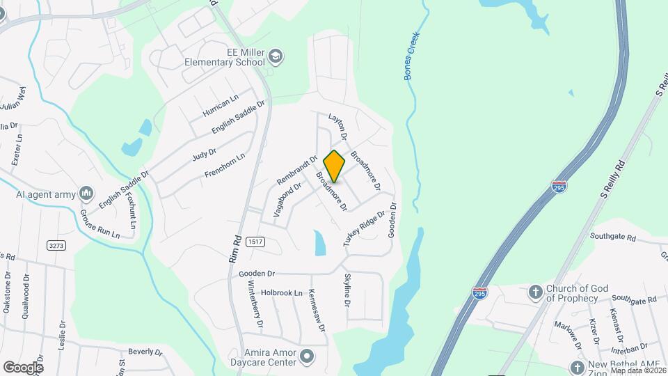 805 Broadmore Dr Map and Location Details