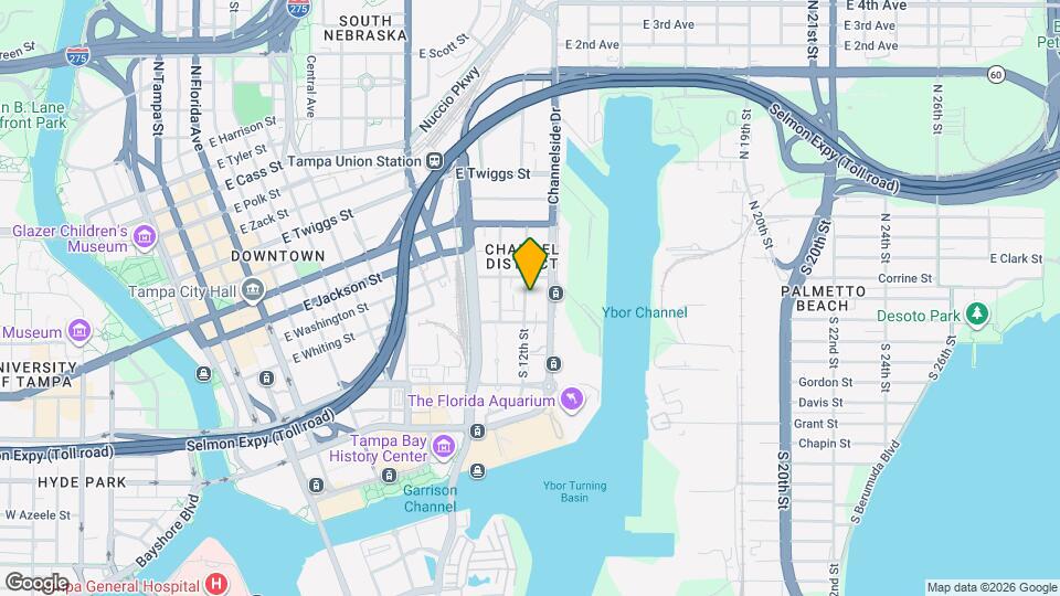 111 N 12th St, Unit 1411 Map and Location Details