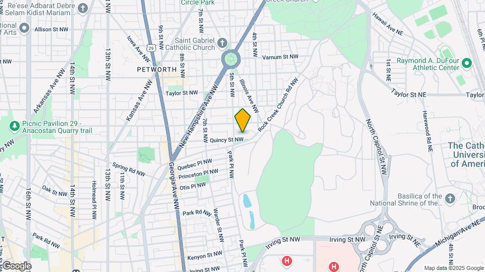 429 Quincy St NW Map and Location Details