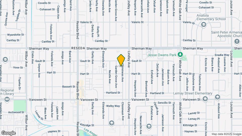 7025 Chimineas Ave Map and Location Details
