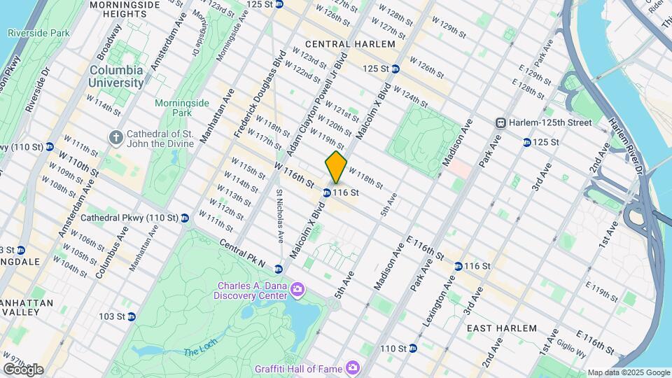 130 Lenox Ave, Unit 402 Mapa y Detalles de la Ubicación