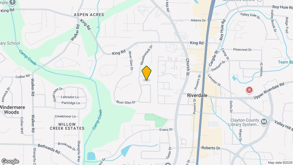 935 River Glen Pl Map and Location Details