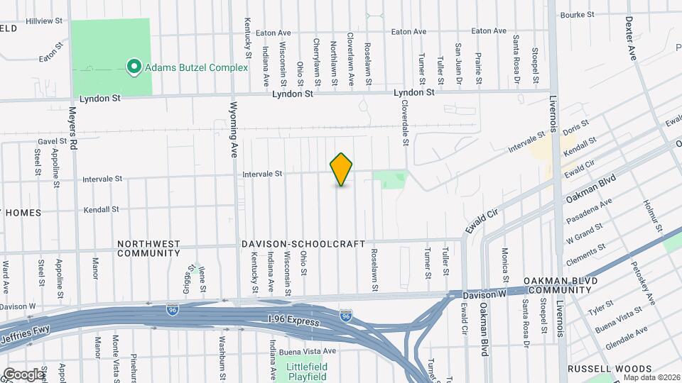 14060 Northlawn St Map and Location Details