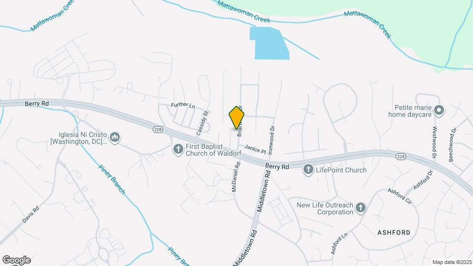 2167 Briarwood Dr Map and Location Details