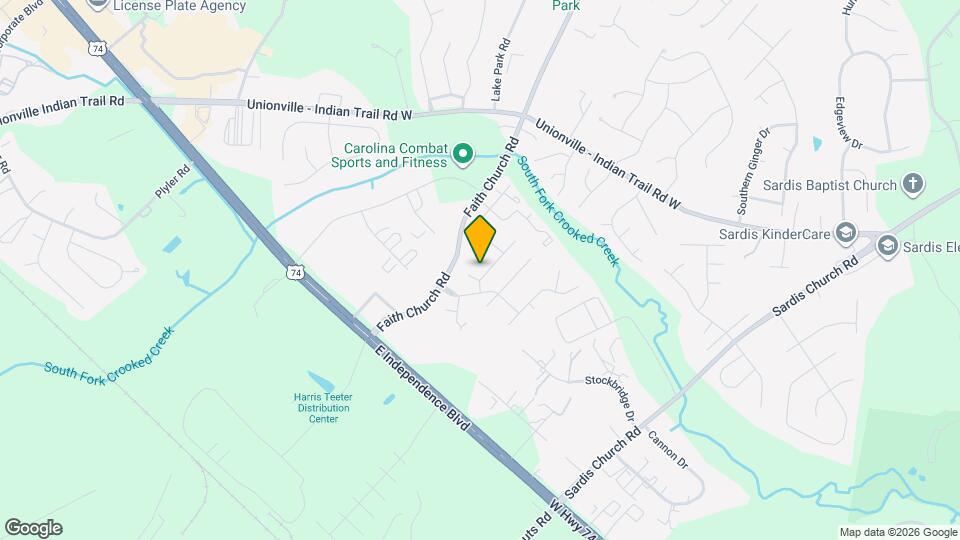 3307 Creek Trail Rd Map and Location Details