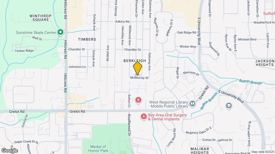 1117 Pinemont Dr Map and Location Details