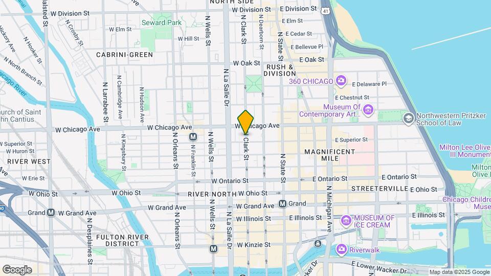 740 S Clark St Mapa y Detalles de la Ubicación