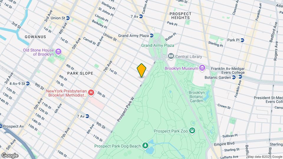 35 Prospect Park W Map and Location Details