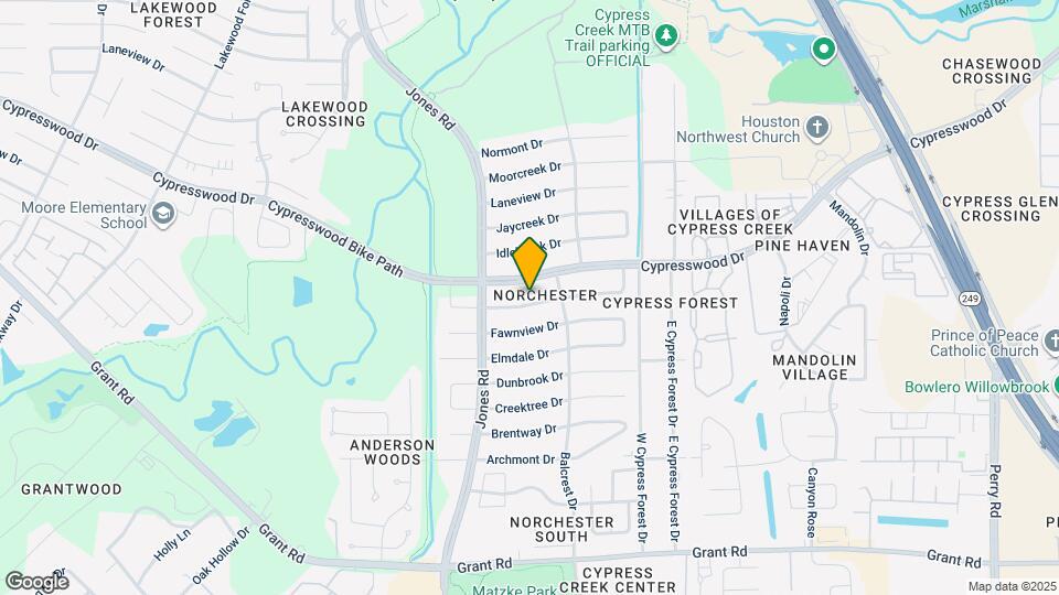 10722 Glenway Dr Map and Location Details