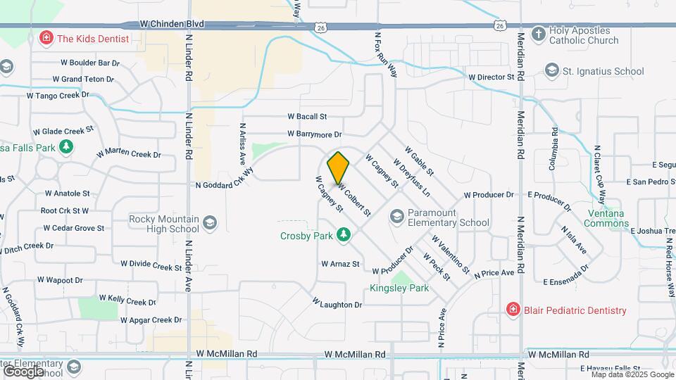 863 W Colbert St Mapa y Detalles de la Ubicación
