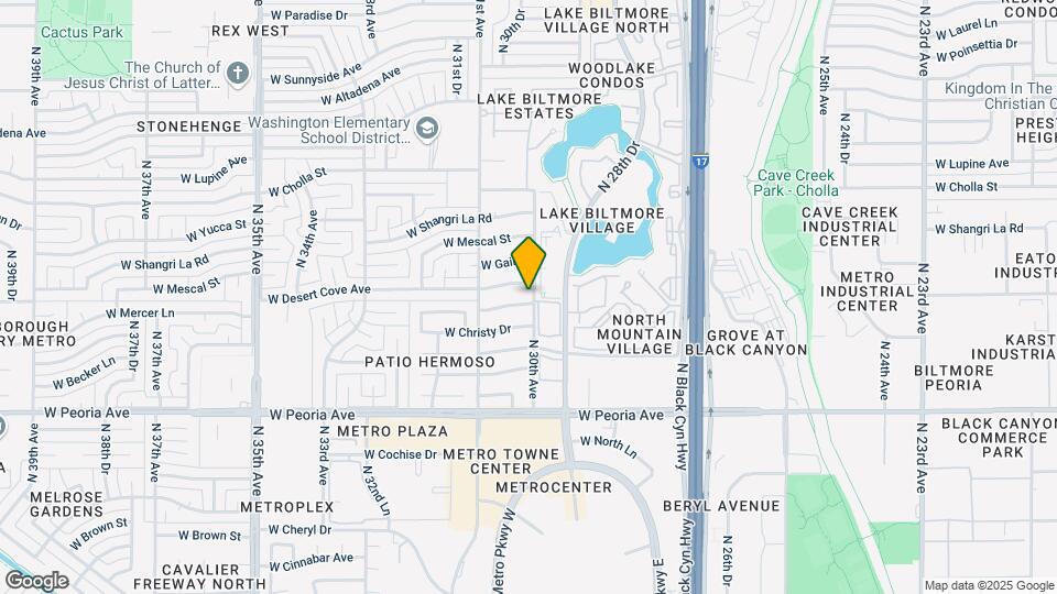 3002 W Mercer Ln Map and Location Details