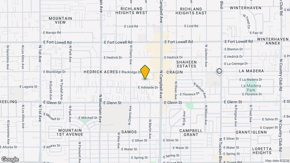 1713 E Adelaide Dr Map and Location Details