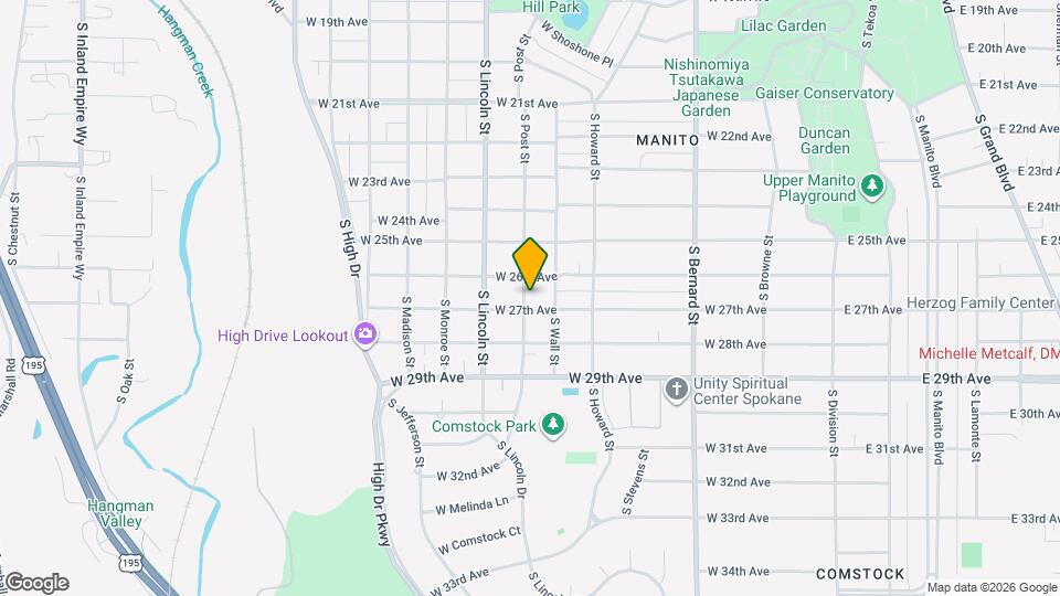 2617 S Post St Mapa y Detalles de la Ubicación