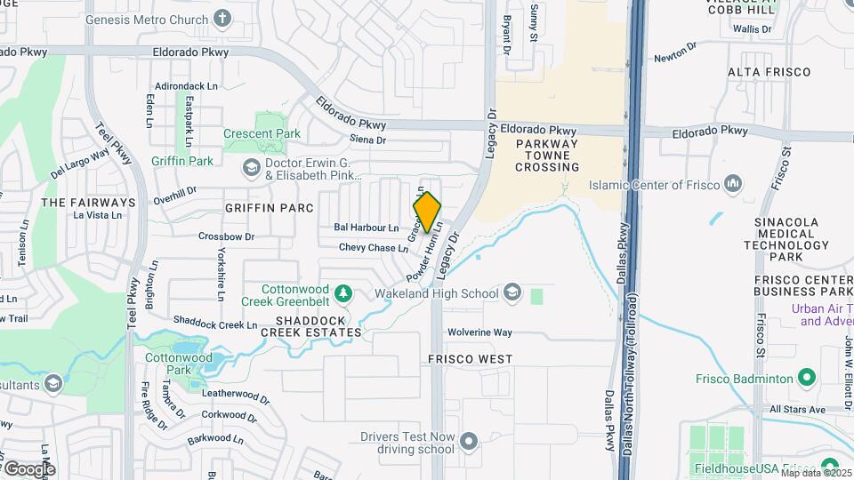 11123 Powder Horn Ln Map and Location Details
