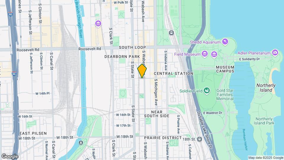 1400 Wabash Map and Location Details