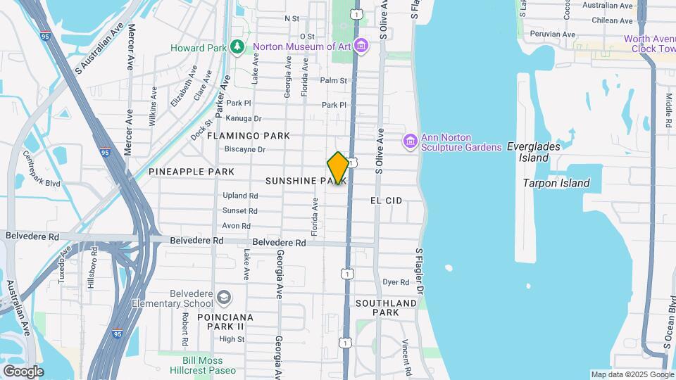 415 Upland Rd Map and Location Details