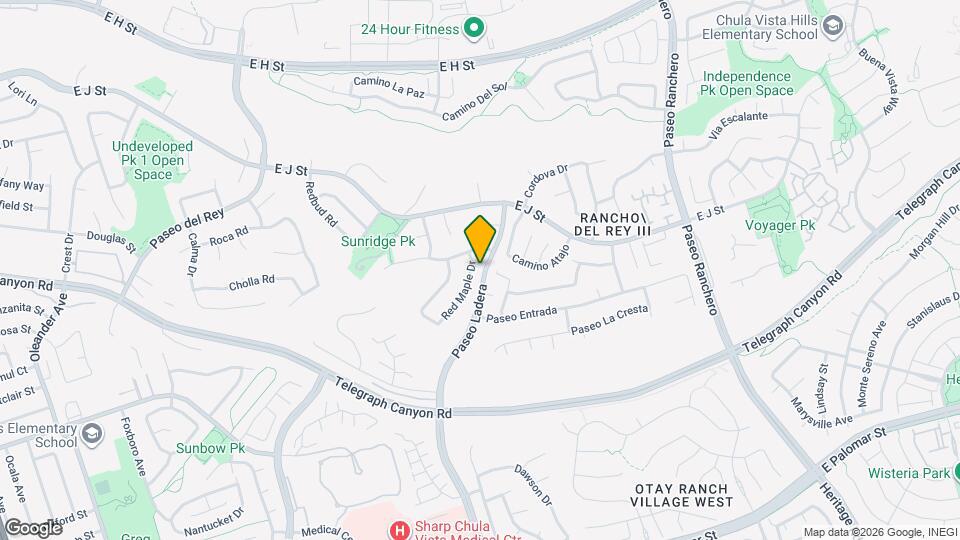 1085 Red Maple Dr Mapa y Detalles de la Ubicación