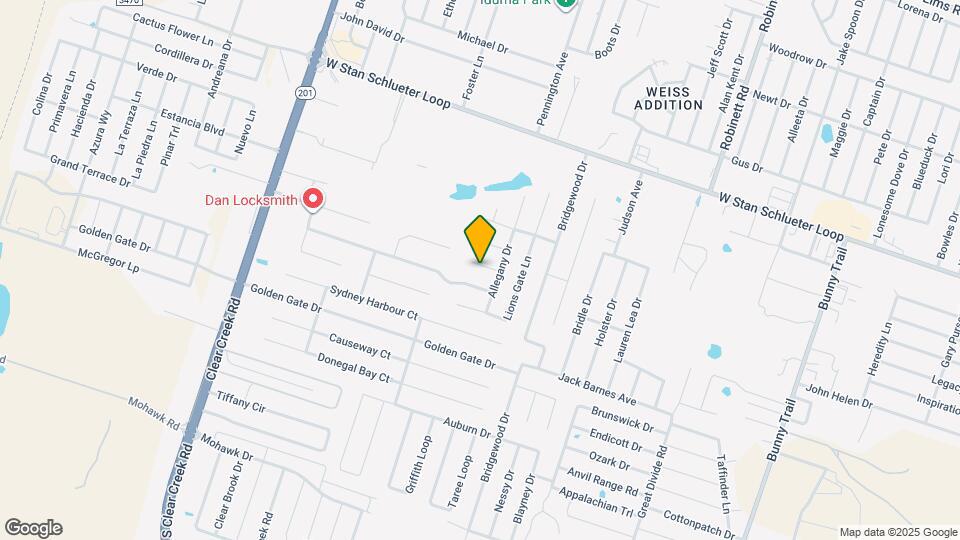 4608 Lookout Mountain Ln Map and Location Details