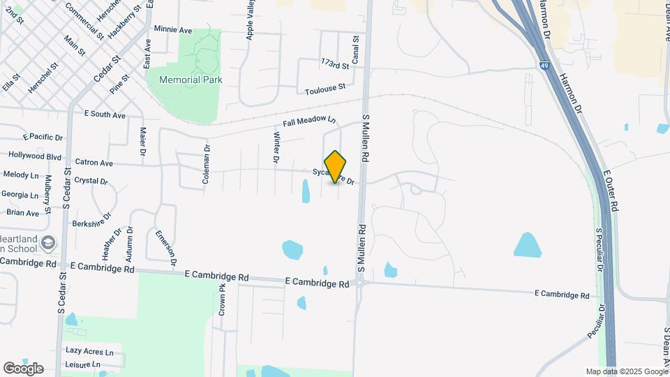 704 Fall Creek Dr Map and Location Details