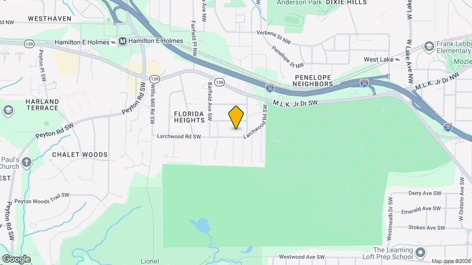 2221 Larchwood Rd SW Map and Location Details